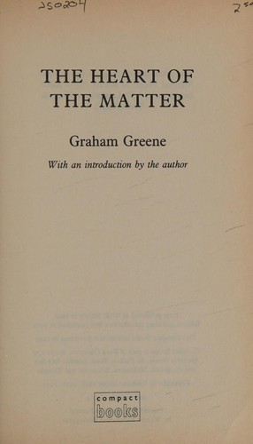 Graham Greene: The heart of the matter (1993, Compact Books)