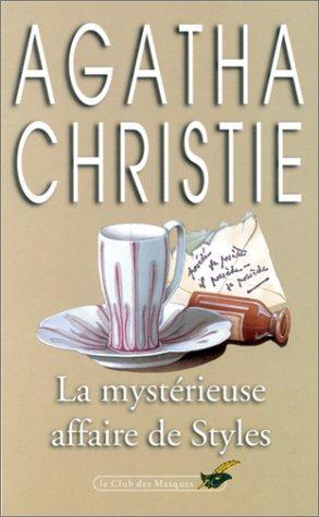 Agatha Christie: La Mystérieuse Affaire de Styles (French language, 1977, Editions du Masque)